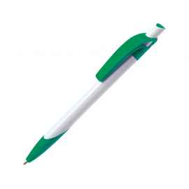 Ручка пластиковая шариковая Тироль, 13310.03, Цвет: зеленый,белый