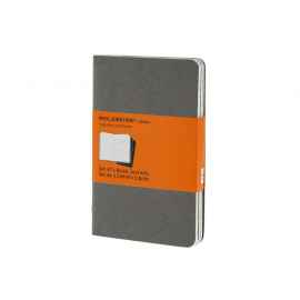 60712110 Набор записных книжек Cahier, Pocket (в линейку), А6, A6, Цвет: серый, Размер: A6