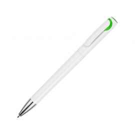 Ручка пластиковая шариковая Локи, 13615.19, Цвет: зеленое яблоко,белый
