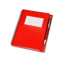 Блокнот Контакт с ручкой, 413501, Цвет: красный,красный