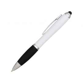 Ручка-стилус шариковая Nash, черные чернила, 10639205, Цвет: белый, Размер: черные чернила