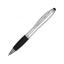 Ручка-стилус шариковая Nash, черные чернила, 10639201, Цвет: черный,серебристый, Размер: черные чернила