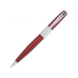 Ручка шариковая Baron, 417335, Цвет: красный,серебристый