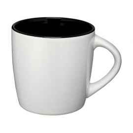 Керамическая чашка Aztec, 10047700, Цвет: черный,белый, Объем: 340