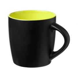 Керамическая чашка Riviera, 10047604, Цвет: черный,лайм, Объем: 330