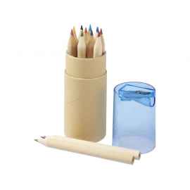 Набор карандашей, 10706800, Цвет: голубой,натуральный