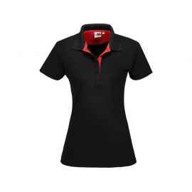 Рубашка поло Solo женская, XL, 1517725XL, Цвет: черный,красный, Размер: XL