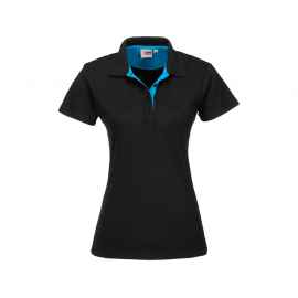 Рубашка поло Solo женская, M, 1517751M, Цвет: черный,аква, Размер: M