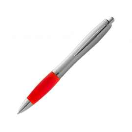 Ручка пластиковая шариковая Nash, черные чернила, 10635503, Цвет: красный,серебристый, Размер: черные чернила