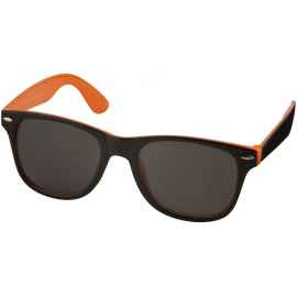 Очки солнцезащитные Sun Ray с цветной вставкой, 10050004, Цвет: черный,оранжевый