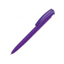 Ручка пластиковая шариковая трехгранная Trinity K transparent Gum soft-touch, 187926.14, Цвет: фиолетовый