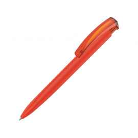 Ручка пластиковая шариковая трехгранная Trinity K transparent Gum soft-touch, 187926.13, Цвет: оранжевый