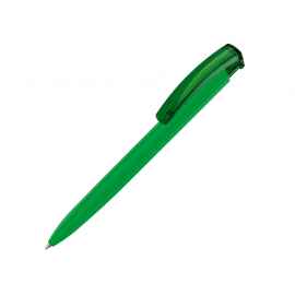 Ручка пластиковая шариковая трехгранная Trinity K transparent Gum soft-touch, 187926.23, Цвет: темно-зеленый