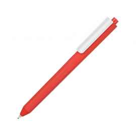 Ручка пластиковая шариковая Pigra  P03 софт-тач, p03prm-601, Цвет: красный,белый