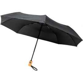 Складной зонт Bo, 10914301, Цвет: черный