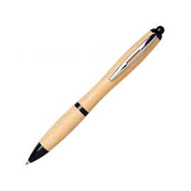 Ручка шариковая Nash из бамбука, 10737801, Цвет: черный,натуральный