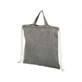 Сумка-рюкзак Pheebs из переработанного хлопка, 150 г/м², 12045901, Цвет: черный