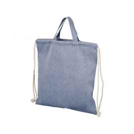 Сумка-рюкзак Pheebs из переработанного хлопка, 150 г/м², 12045902, Цвет: синий