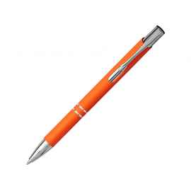 Ручка металлическая шариковая Moneta с антискользящим покрытием, 10743705, Цвет: оранжевый