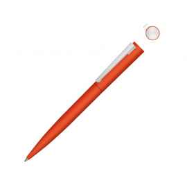 Ручка шариковая металлическая Brush Gum, soft-touch, 187991.08, Цвет: оранжевый