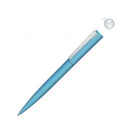 Ручка шариковая металлическая Brush Gum, soft-touch, 187991.12, Цвет: голубой