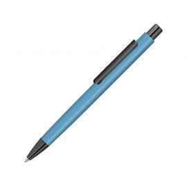Металлическая шариковая ручка Ellipse gum soft touch с зеркальной гравировкой, 187989.12, Цвет: голубой