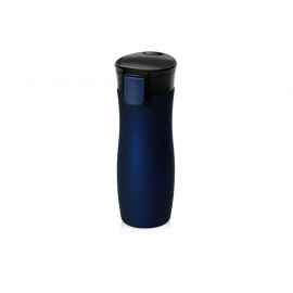 Вакуумная герметичная термокружка Streamline с покрытием soft-touch, 810012, Цвет: темно-синий, Объем: 400