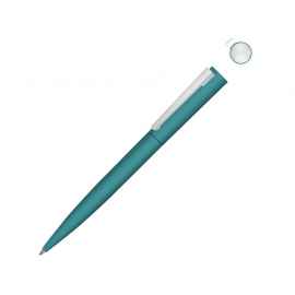 Ручка шариковая металлическая Brush Gum, soft-touch, 187991.23, Цвет: бирюзовый