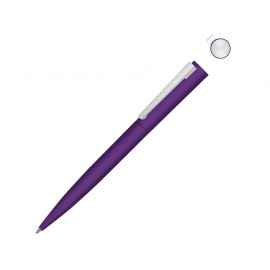 Ручка шариковая металлическая Brush Gum, soft-touch, 187991.14, Цвет: фиолетовый