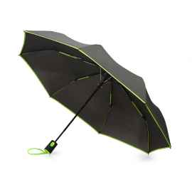 Зонт складной Motley с цветными спицами, 906203, Цвет: зеленый