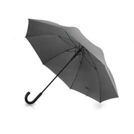 Зонт-трость Lunker с большим куполом (d120 см), 908108, Цвет: серый