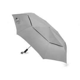 Зонт складной Canopy с большим двойным куполом (d126 см), 908208, Цвет: серый