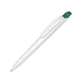 187902.03 Ручка шариковая пластиковая Stream, Цвет: зеленый,белый