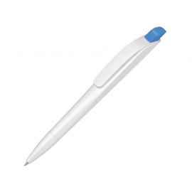Ручка шариковая пластиковая Stream, 187902.12, Цвет: голубой,белый