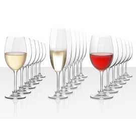Подарочный набор бокалов для красного, белого и игристого вина Celebration, 18 шт, 900006