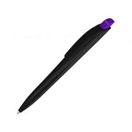 Ручка шариковая пластиковая Stream, 187903.14, Цвет: черный,фиолетовый