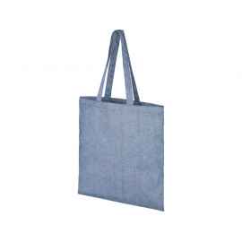 Эко-сумка Pheebs из переработанного хлопка, 12052150, Цвет: синий