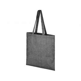 Эко-сумка Pheebs из переработанного хлопка, 12052190, Цвет: черный