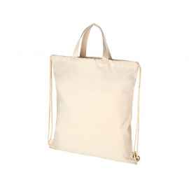 Сумка-рюкзак Pheebs из переработанного хлопка, 210 г/м², 12046000, Цвет: натуральный