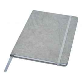 Блокнот A5 Breccia с листами из каменной бумаги, 10774182, Цвет: серый
