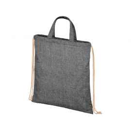 Сумка-рюкзак Pheebs из переработанного хлопка, 210 г/м², 12046090, Цвет: черный
