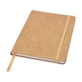 Блокнот A5 Breccia с листами из каменной бумаги, 10774171, Цвет: коричневый