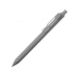 Ручка пластиковая шариковая Clip, софт-тач, 13187.17, Цвет: серый