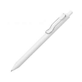 Ручка пластиковая шариковая Clip, софт-тач, 13187.06, Цвет: белый