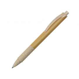 Ручка из бамбука и переработанной пшеницы шариковая Nara, 11572.16, Цвет: бежевый,дерево
