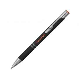Ручка металлическая шариковая Legend Mirror Gum soft-touch, 11579.08, Цвет: черный,оранжевый