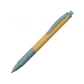 Ручка из бамбука и переработанной пшеницы шариковая Nara, 11572.02, Цвет: синий,дерево