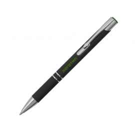 Ручка металлическая шариковая Legend Mirror Gum soft-touch, 11579.03, Цвет: черный,зеленый