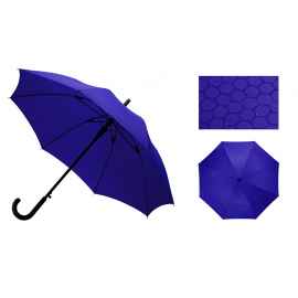 Зонт-трость полуавтомат Wetty с проявляющимся рисунком, 909202, Цвет: синий