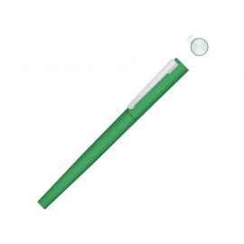 Ручка металлическая роллер Brush R GUM soft-touch с зеркальной гравировкой, 188019.03, Цвет: зеленый